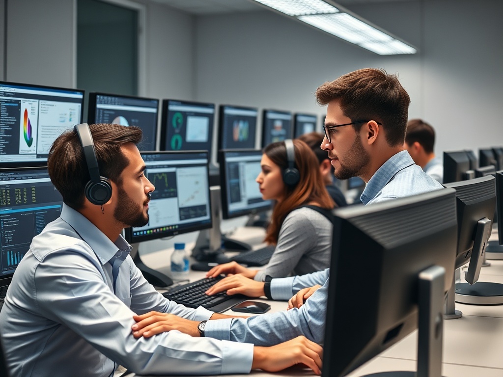 Студенты за работой